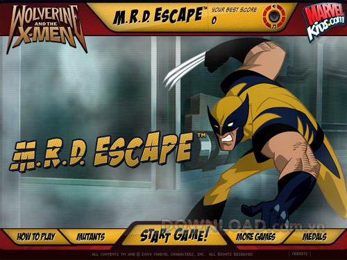 Wolverine and the X-Man: M.R.D Escape