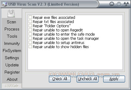 USB Virus Scan