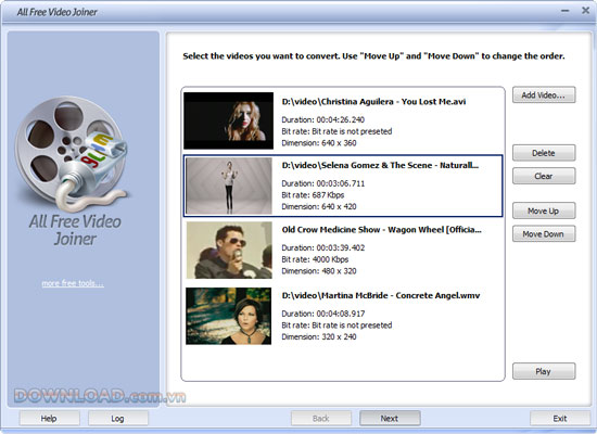 All Free Video Joiner