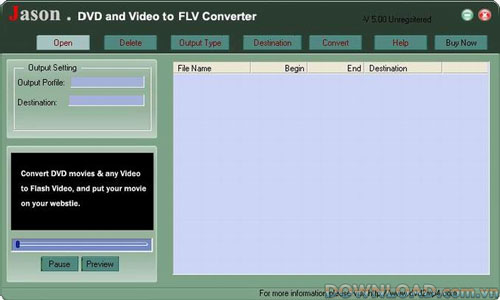 Jason DVD Video to FLV Converter