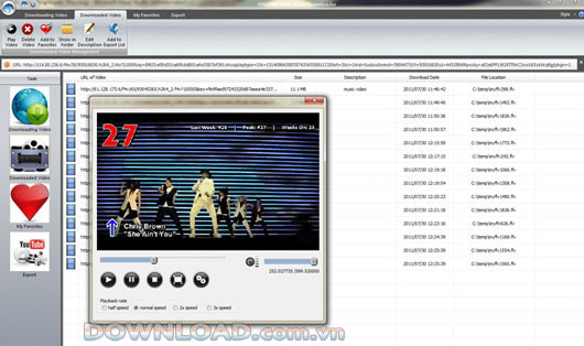 Web video downloader