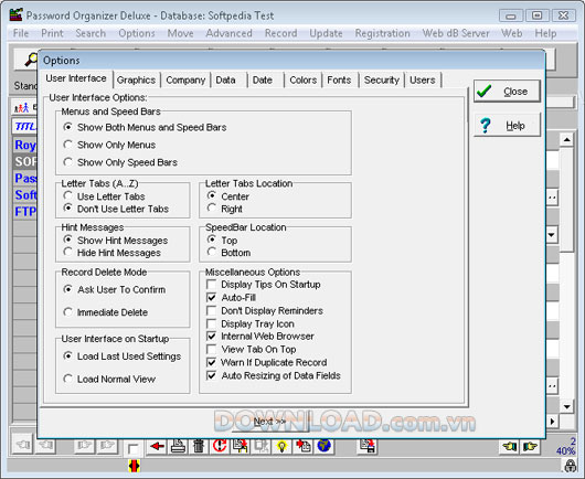Password Organizer Deluxe