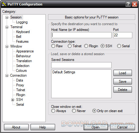 PuTTY: Phần mềm kết nối máy chủ từ xa an toàn và hiệu quả. https://st.download.com.vn/Data/image/2011/10/27/PuTTY-3.jpg