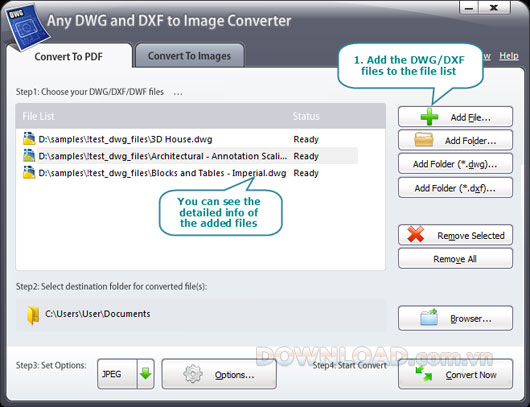 Any DWG and DXF to Image Converter
