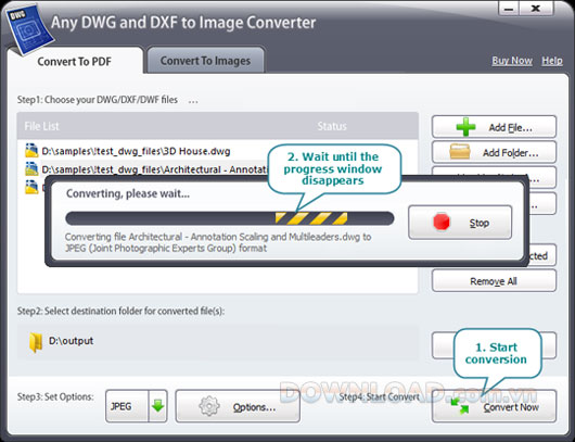 Any DWG and DXF to Image Converter
