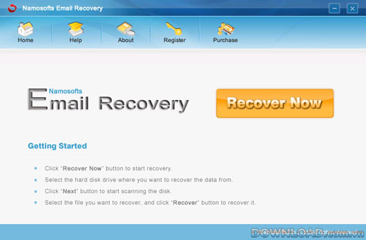 Namosofts Email Recovery