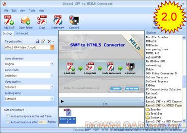 Recool SWF to HTML5 Converter