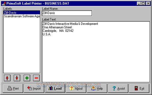 PrimaSoft Label Printer 
