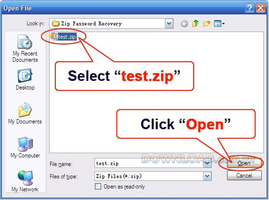 ZIP Password recovery 5.0