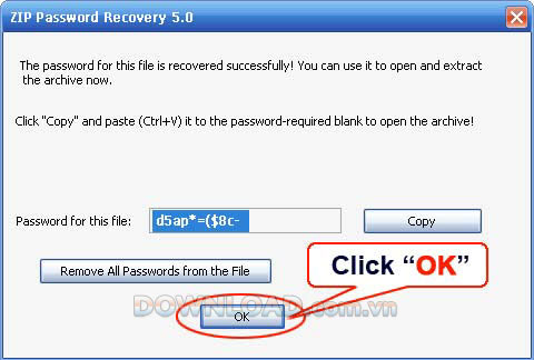 ZIP Password recovery 5.0