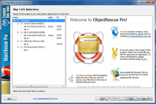 Digital ObjectRescue Professional
