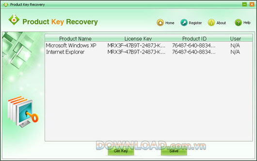 Product Key Recovery