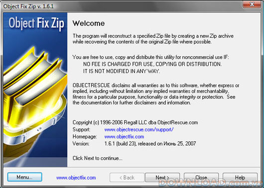 Object Fix Zip