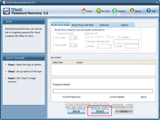 Word Password Recovery 