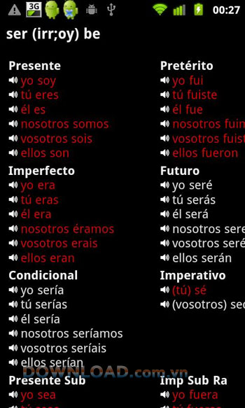 Spanish Verbs