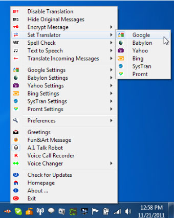 Clownfish for Skype