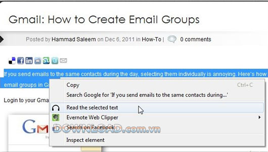 Chrome Speak