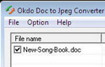 Okdo Doc to Jpeg ConverterChuyển đổi Doc sang Jpeg
