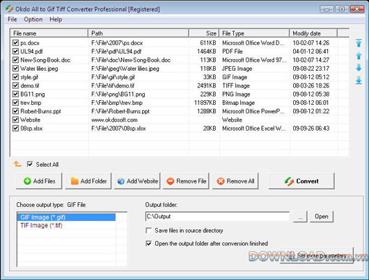 Okdo All to Gif Tiff Converter Professional