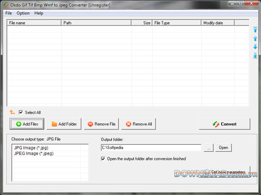 Okdo Gif Tif Bmp Wmf to Jpeg Converter