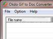 Okdo Gif to Doc Converter