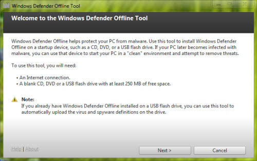 Windows Defender Offline