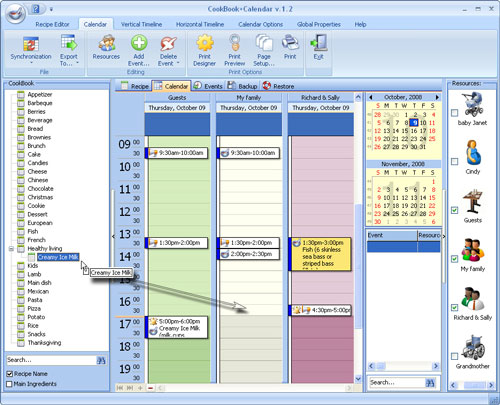 CookBook+Calendar