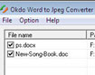 Okdo Word to Jpeg Converter