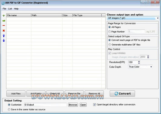 Ailt PDF to GIF Converter 