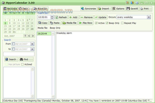 HyperCalendar Free