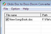 Okdo Doc to Docx Docm Converter