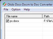 Okdo Docx Docm to Doc Converter