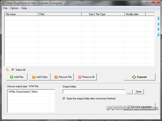 Okdo PowerPoint to Html Converter