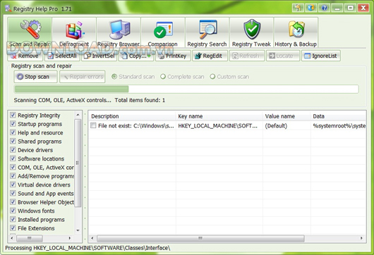 Registry Help