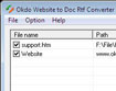 Okdo Website to Doc Rtf Converter