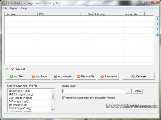 Okdo Website to Image Converter