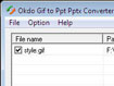 Okdo Gif to Ppt Pptx Converter