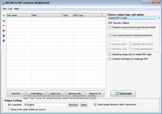 Ailt PNG to PDF Converter 