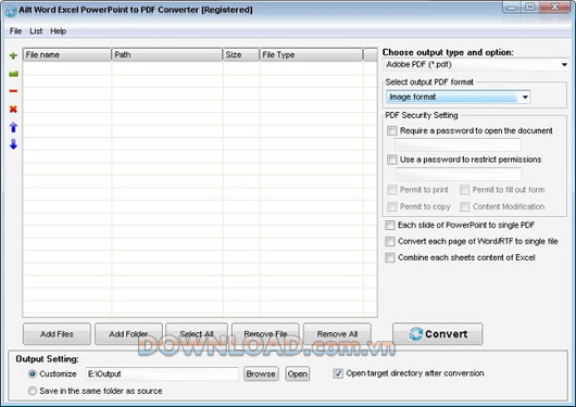 Ailt Word Excel PowerPoint to PDF Converter