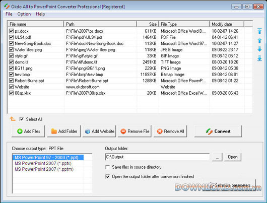 Okdo All to PowerPoint Converter Professional