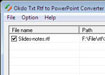 Okdo Txt Rtf to PowerPoint Converter