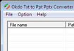 Okdo Txt to Ppt Pptx Converter