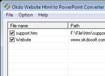 Okdo Website Html to PowerPoint Converter