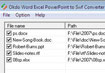 Okdo Word Excel PowerPoint to Swf Converter