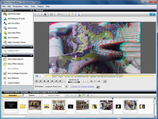 Roxio 3D photo creator