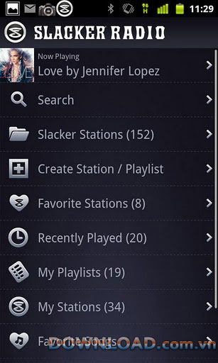 Slacker Radio For Blackberry