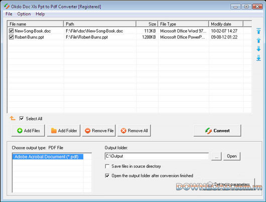 Okdo Doc Xls Ppt to Pdf Converter