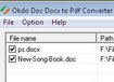 Okdo Doc Docx to Pdf Converter