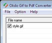 Okdo Gif to Pdf Converter