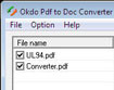 Okdo Pdf to Doc Converter